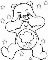 Coloring Grumpy Bedtime Bears sketch template
