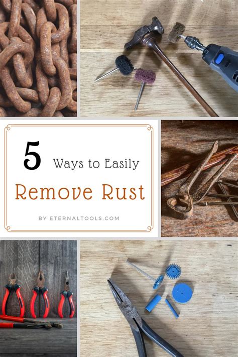 easy ways  remove rust  metal  seconds