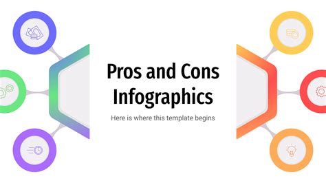 pros  cons infographics  google   powerpoint