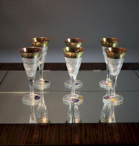 Moser Splendid Set Of Drinking Glasses Mid Century Objects Art