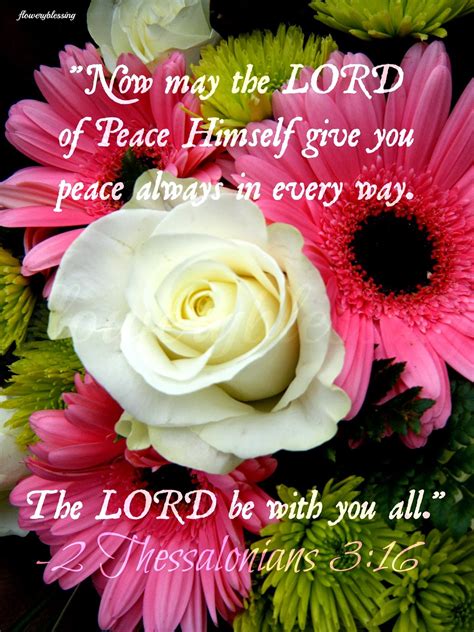 flowery blessing    lord  peace  give  peace