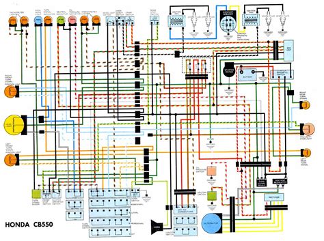 honda cb electrical schematic diagram panel switch wiring
