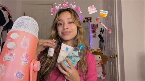 asmr skin care routine pampering💅🏼💇🏻‍♀️ relaxing youtube