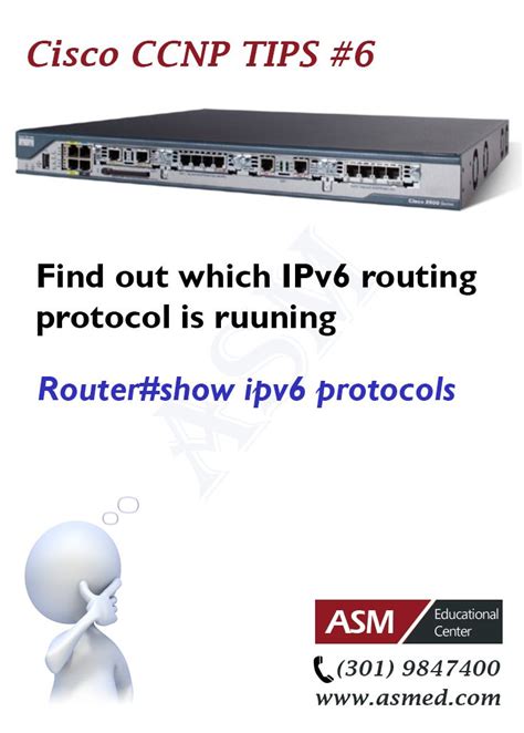 cisco ccnp tip find out which ipv6 routing protocol is ruuning for more information to get