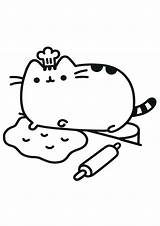 Pusheen Coloring Pages Easy Print Tulamama Cat Kids Printable sketch template
