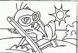 Beach Coloring Pages Kids Printable sketch template