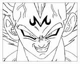 Coloring Dragon Ball Vegeta Majin Pages Color Energy Monster Kids Incredible Print Gt Library Clipart Popular Face sketch template