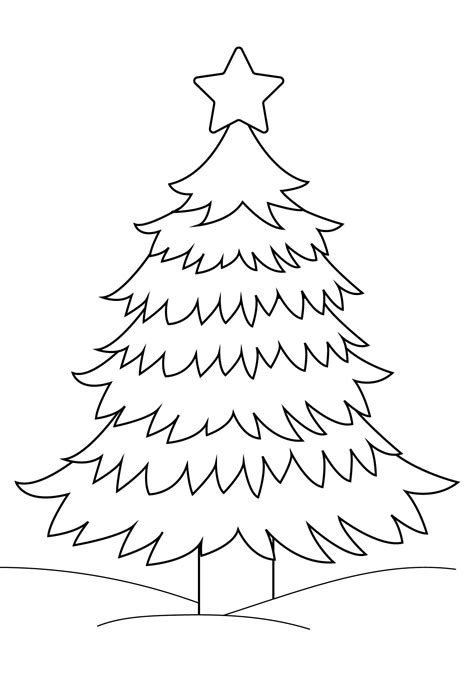 printable blank christmas tree     printablee