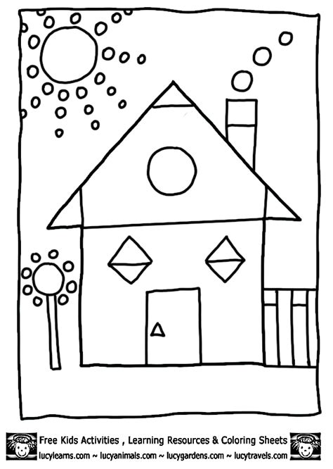 shapes coloring pages getcoloringpagescom