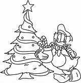 Duck Donald Christmas Coloring Tree Pages Printable Coloringpages101 Game Print Color Online Cartoon Kids sketch template
