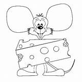 Mouse Coloring Cheese Outline Stripes Cartoon Drawing Pages Mickey Getcolorings Colouring Getdrawings sketch template