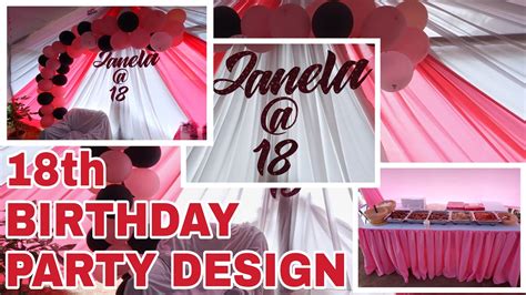 birthday simple design home party decoration ideas janela   youtube