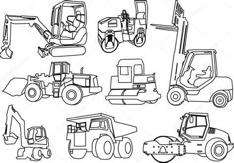 construction vehicle coloring pages coloring page