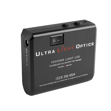 featherlight led standard battery pack ultralight optics