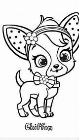 Coloring Pages Printable Strawberry Shortcake Kids Print Dog Dogs Color Doggy Girl Chihuahua Chiffon Named Stylish But Small Getdrawings Getcolorings sketch template
