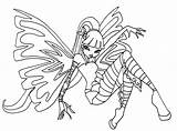 Club Coloring Winx Pages Bloomix Getcolorings sketch template