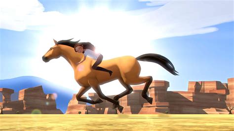 dreamworks animations spirit riding  headed
