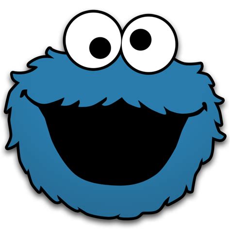 cookie monster face clipart best