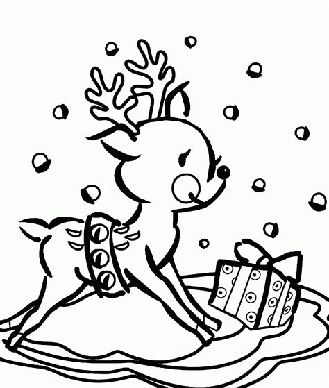 reindeer coloring page printable printable world holiday