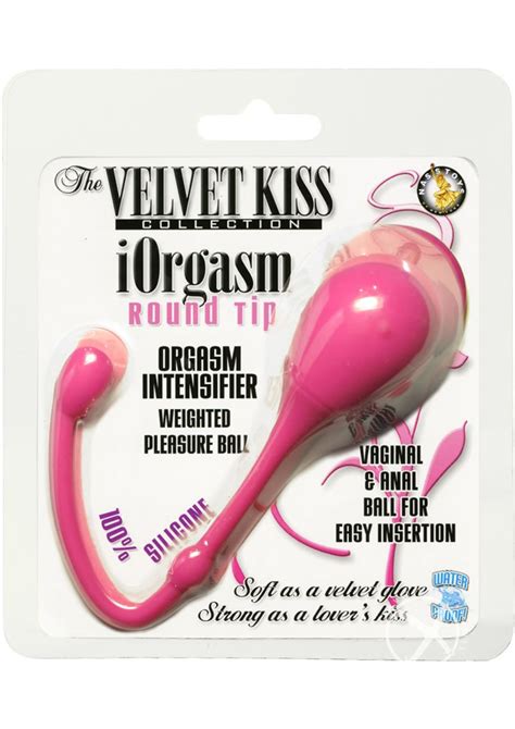 the velvet kiss collection iorgasm oval tip orgasm intensifier weighted