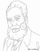Alexander Bell Graham Coloring Pages Great Colouring Hamilton Printable Sheets Color People Sir Drawings Famous History Kids Getcolorings Sketch Print sketch template