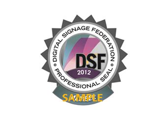 dsf announces support   seal  professional excellence sign builder illustrated
