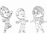 Pj Masks Coloring Heroes Pajama Pages Printable Da Colorare Disney Characters Cartoon Disegni Dei sketch template