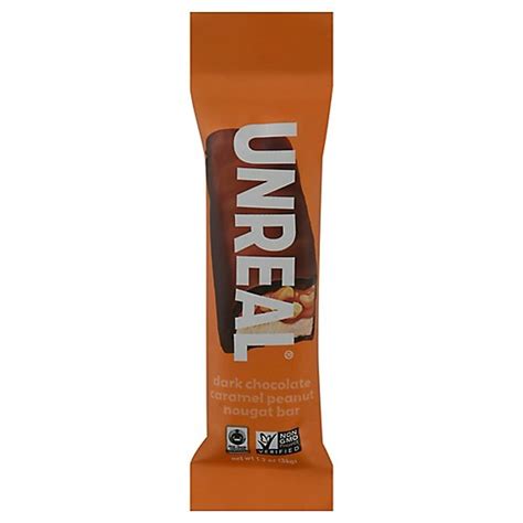 Unreal Chocolate Bar Dark Caramel Peanut Nougat 1 2 Oz Safeway