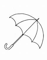 Coloring Pages Umbrella Printable Template Umbrellas Opened Drawing Clip Summer Clipart Background Choose Board sketch template
