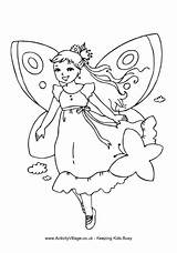 Fairy Pages Garden Coloring Colouring Getcolorings sketch template