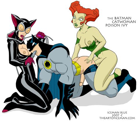 poison ivy and catwoman fuck batman dc group sex pics
