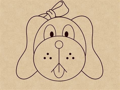 draw  dog face  pictures wikihow