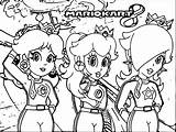 Mario Coloring Princess Kart 2059 Girls Pages Wecoloringpage Superheroes Cartoon sketch template