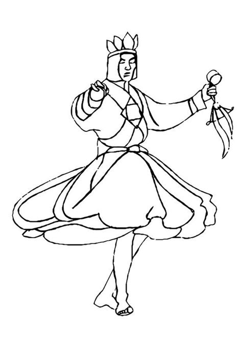 coloring page dancer  printable coloring pages img