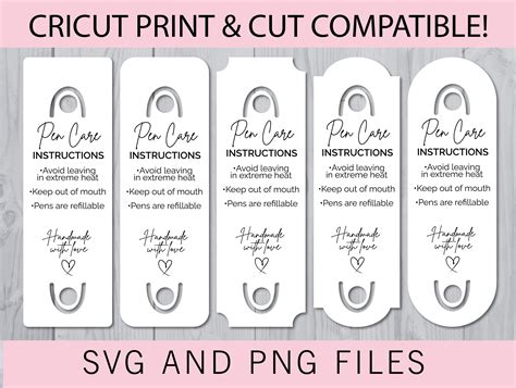 epoxy  holder svg cards care card instructions display