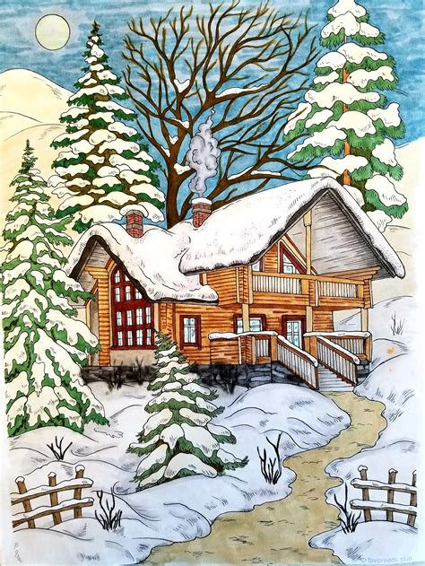 winter house coloring pages winter christmas coloring pages winter