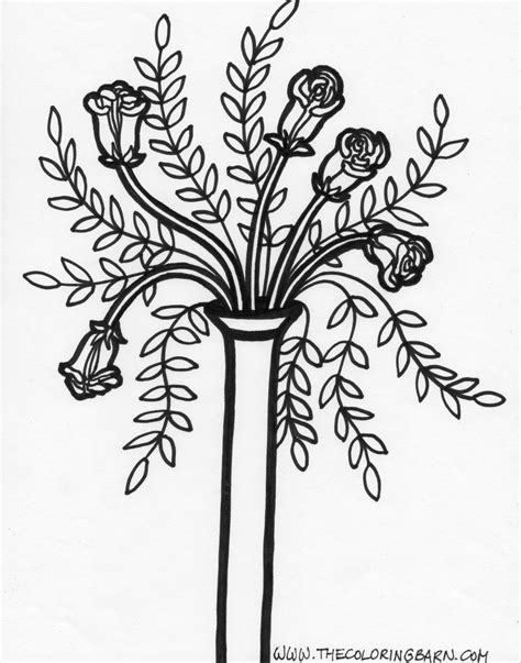 flower vine coloring pages roses coloring pages  coloring pages