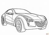 Mazda Coloring Pages Cars Voiture Coloriage Car Drawing Mitsubishi Kabura Print Sport Eclipse Mclaren Color Dessin Printable Cool Getdrawings Kids sketch template