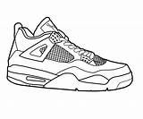 Coloring Jordan Pages Shoes Shoe Popular Kids sketch template