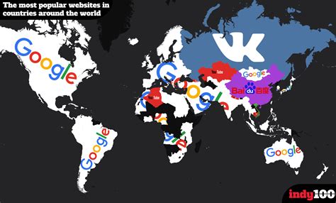 these are the most popular websites by country in the world her ie