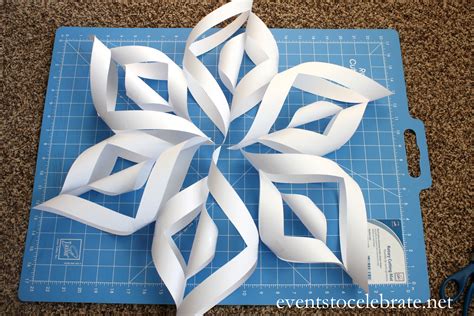 3d Paper Snowflake Tutorial Events To Celebrate Party Ideas For