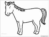 Horse Cute Pages Coloring Color Printable Print Coloringpagesonly sketch template