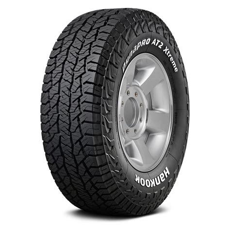 hankook dynapro  xtreme  outlined white lettering tires