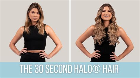30 Second Halo Hair Extensions New Zala Hair Youtube