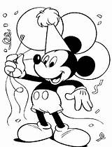 Coloring Mickey Mouse Pages Printable Clubhouse Color Printables Print Sheets Characters Disney Birthday Happy Kids Club Minnie Para Sheet Colouring sketch template