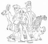 Kratts Coloring4free sketch template