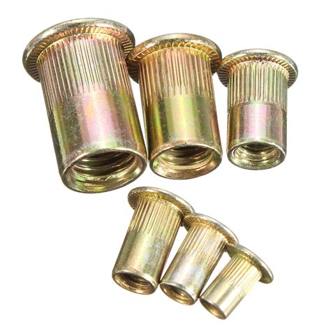 brass threaded steel rivnuts blindnuts nutserts nuts insert rivet