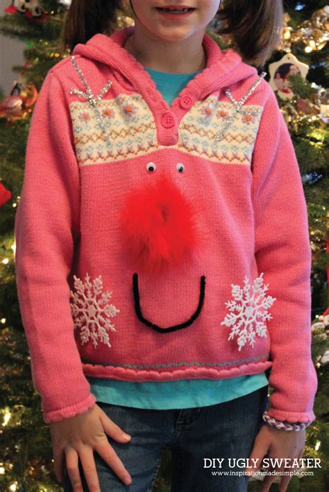 Diy Ugly Sweater And Crazy Holiday Hair Inspiration Made