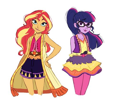 actionkiddy twilight  sunset legend  everfree outfits