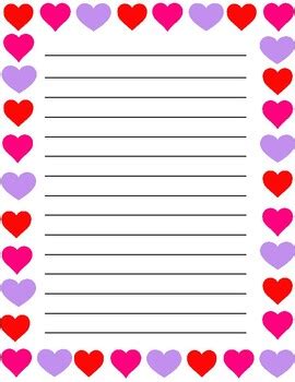 valentines day paper template  writing  wolf classroom tpt